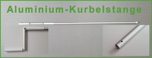 Aluminium Kurbelstange für Rollläden / Jalousien Made in Germany
