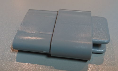 Endschienengleiter für 14 mm Endschiene in grau