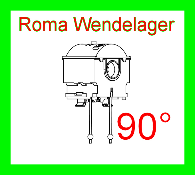Roma Wendegetriebe Raffstore 90°